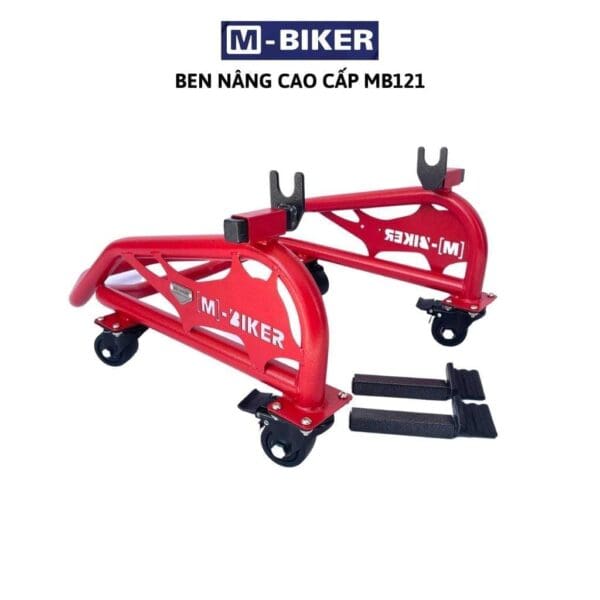Ben nâng xe motor MB121 4 Bánh di chuyển linh hoạt - Hình ảnh 4