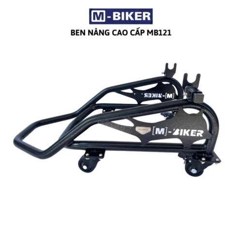 Ben nâng xe motor MB121 4 Bánh di chuyển linh hoạt