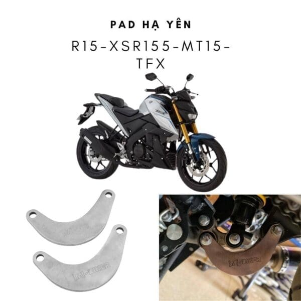 Pad hạ yên XSR155,MT15, R15, TFX - Hình ảnh 3