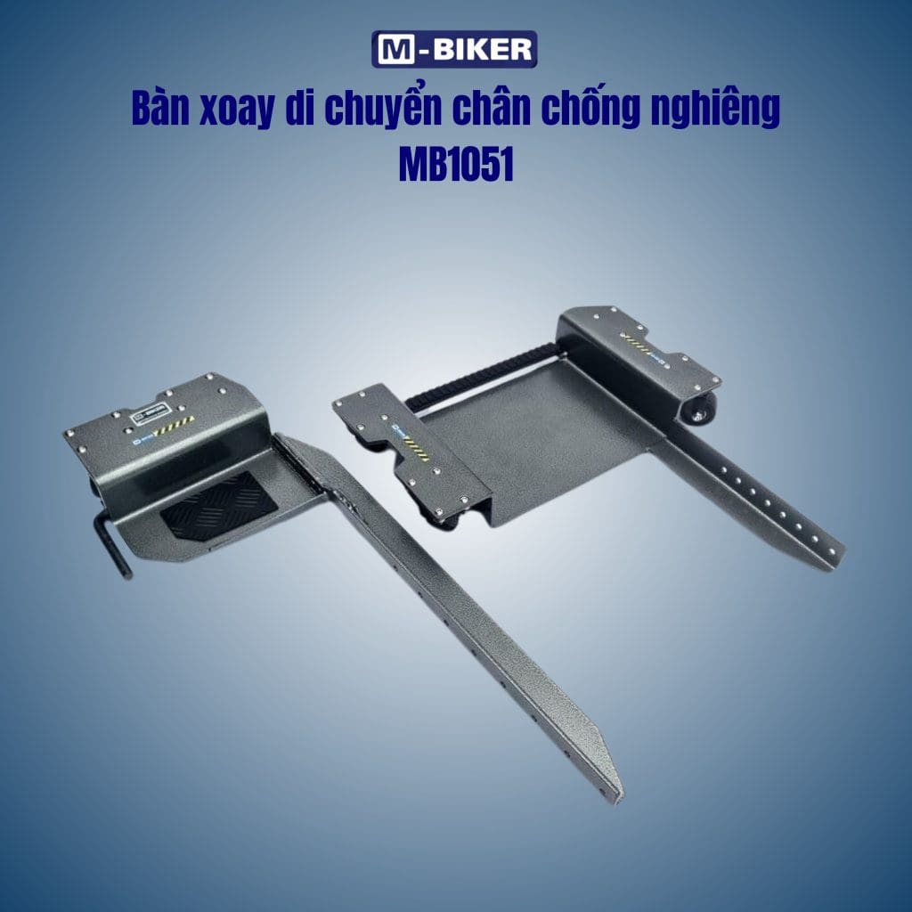 bàn xoay di chuyển chân chống nghiêng mb1051