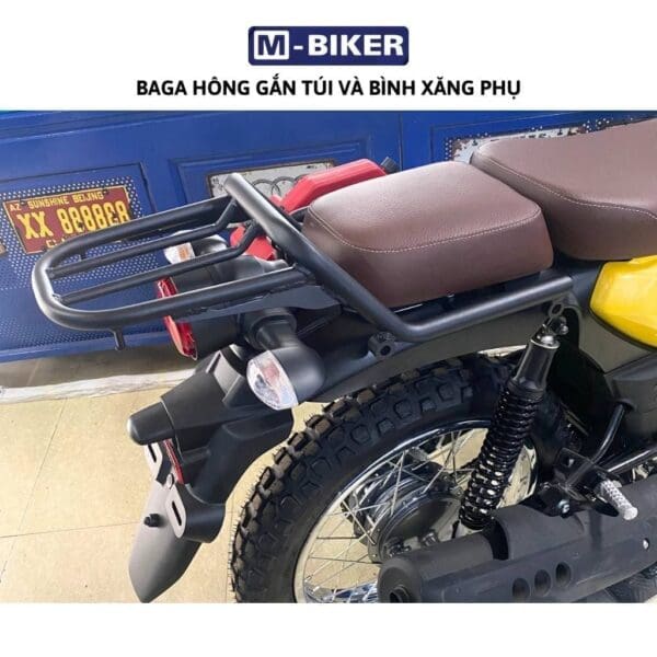 Baga hông gắn túi và bình xăng phụ pg1