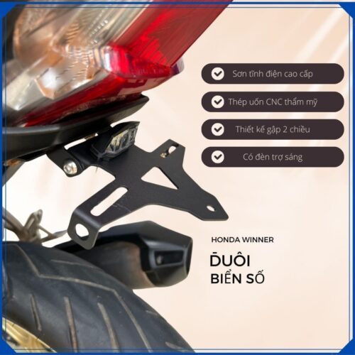 Đuôi (pad) biển số Honda Winner V1, V2, V3, V4