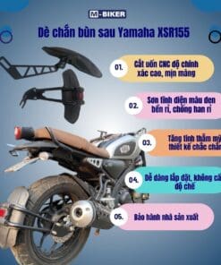 Chắn bùn sau Xsr155
