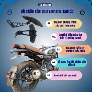 Chắn bùn sau Xsr155