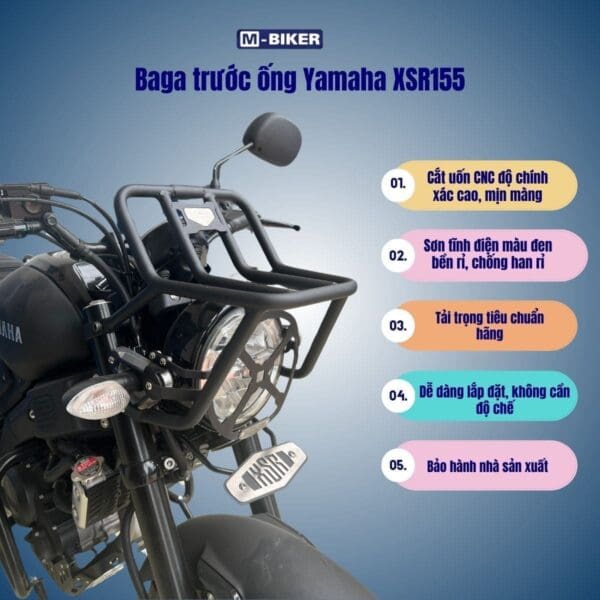 baga trước ống xsr155