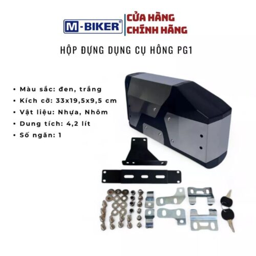 Hộp đựng dụng cụ 4.2L Mbiker, thùng hông đa năng tool box