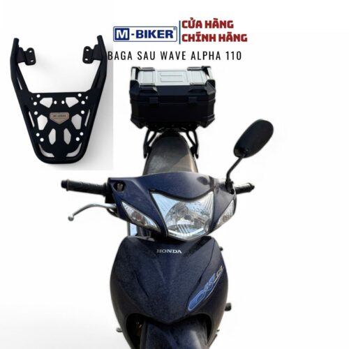 Baga Wave Alpha 110 Mbiker, cảng sau treo thùng