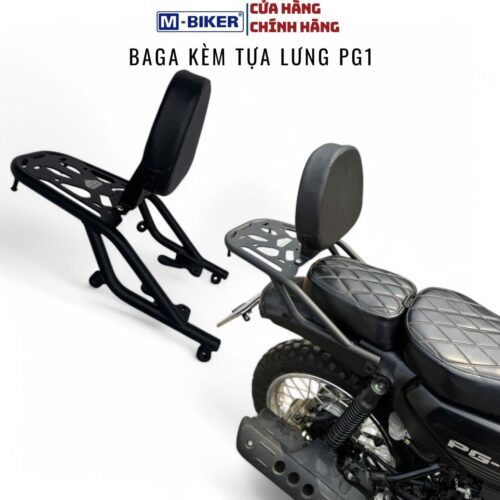 Tựa lưng PG1, baga gắn tựa lưng Mbiker người ngồi sau