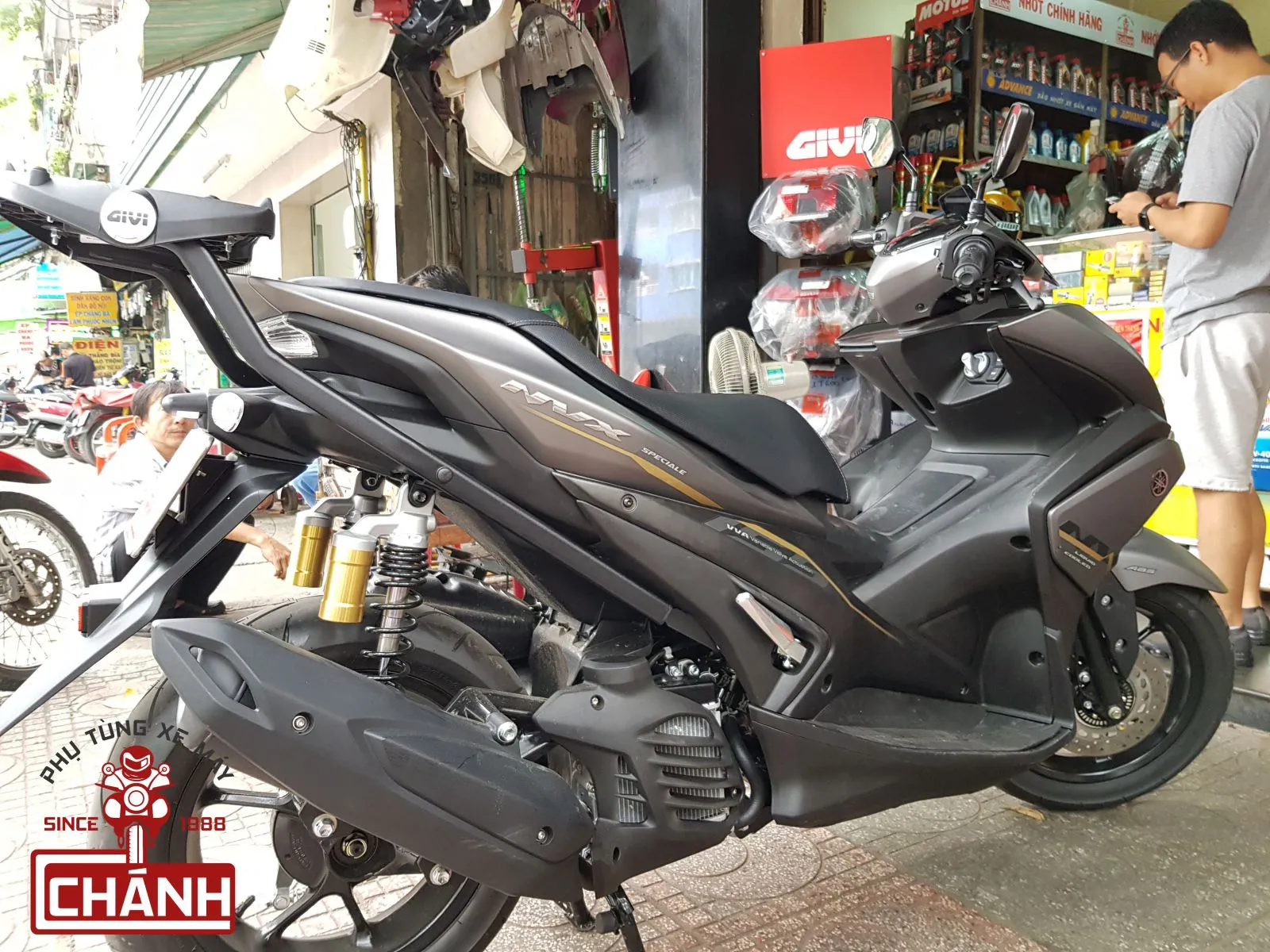 Baga cặp hông Givi SRV NVX 155