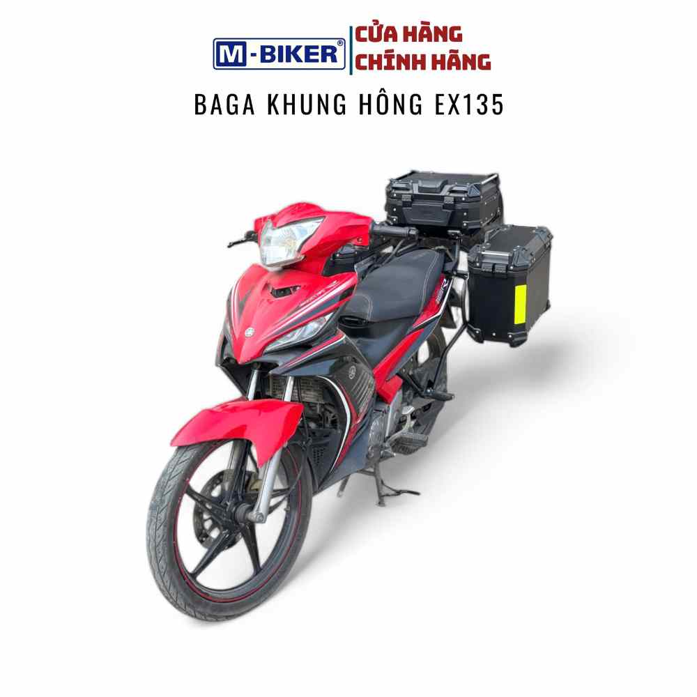 Thùng hông nhôm Exciter 135 MBIKER: Nâng Tầm Xế Yêu, Bứt Phá Mọi Hành Trình