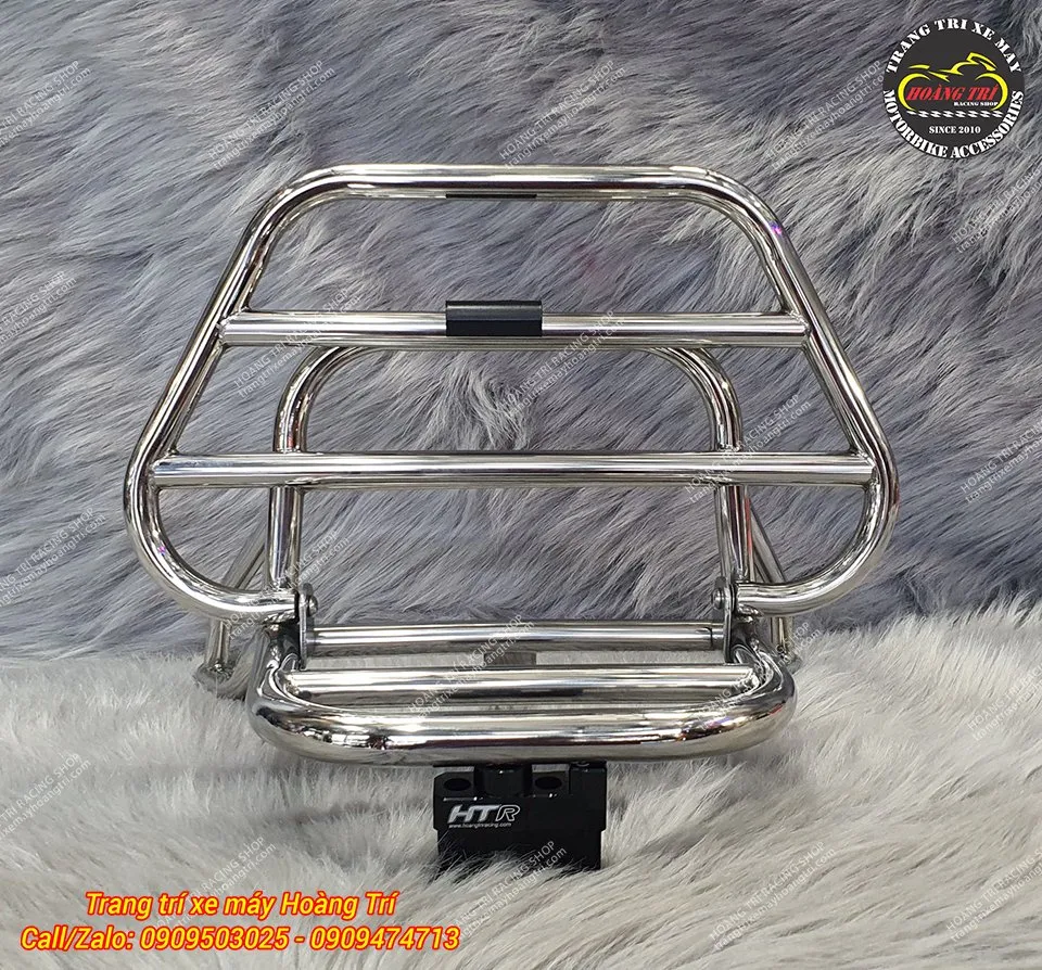 Baga sau Vinfast EVO chất liệu inox sang chảnh