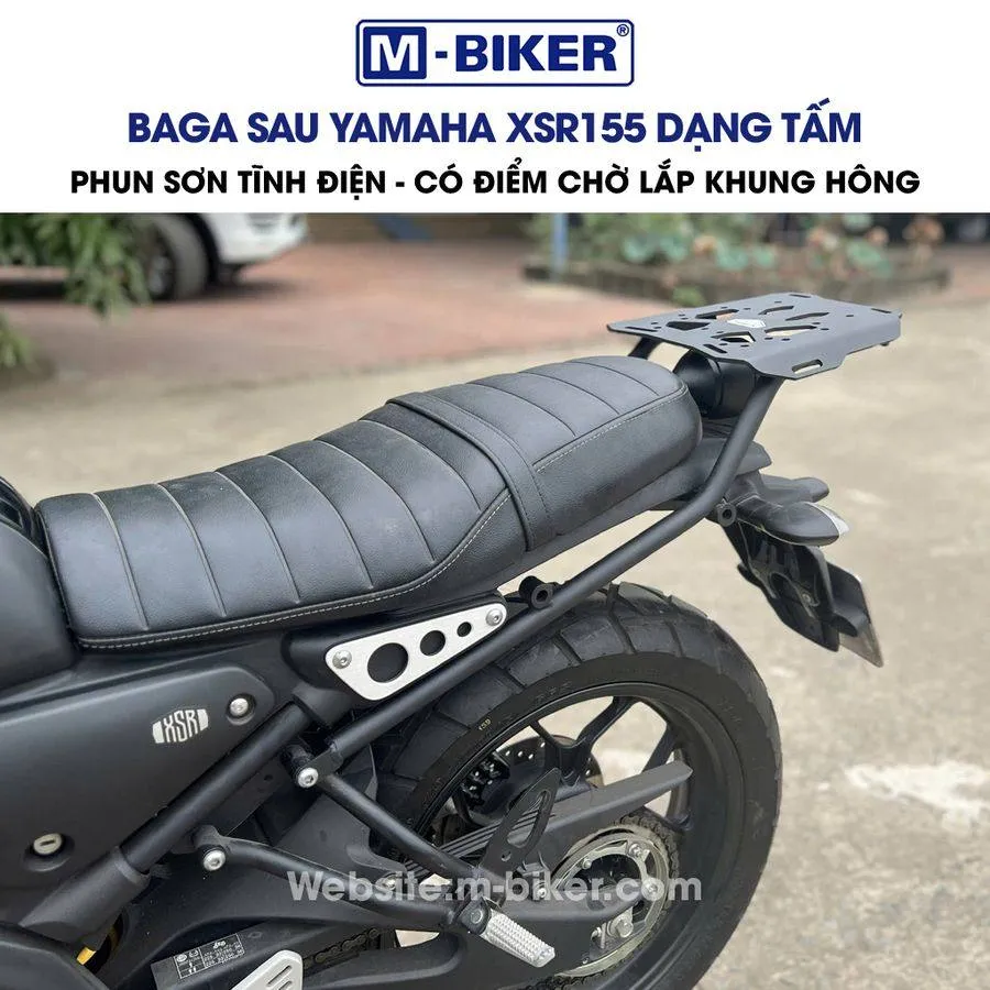 Baga sau Yamaha XSR 155, một phụ kiện không thể thiếu cho những chuyến đi phượt