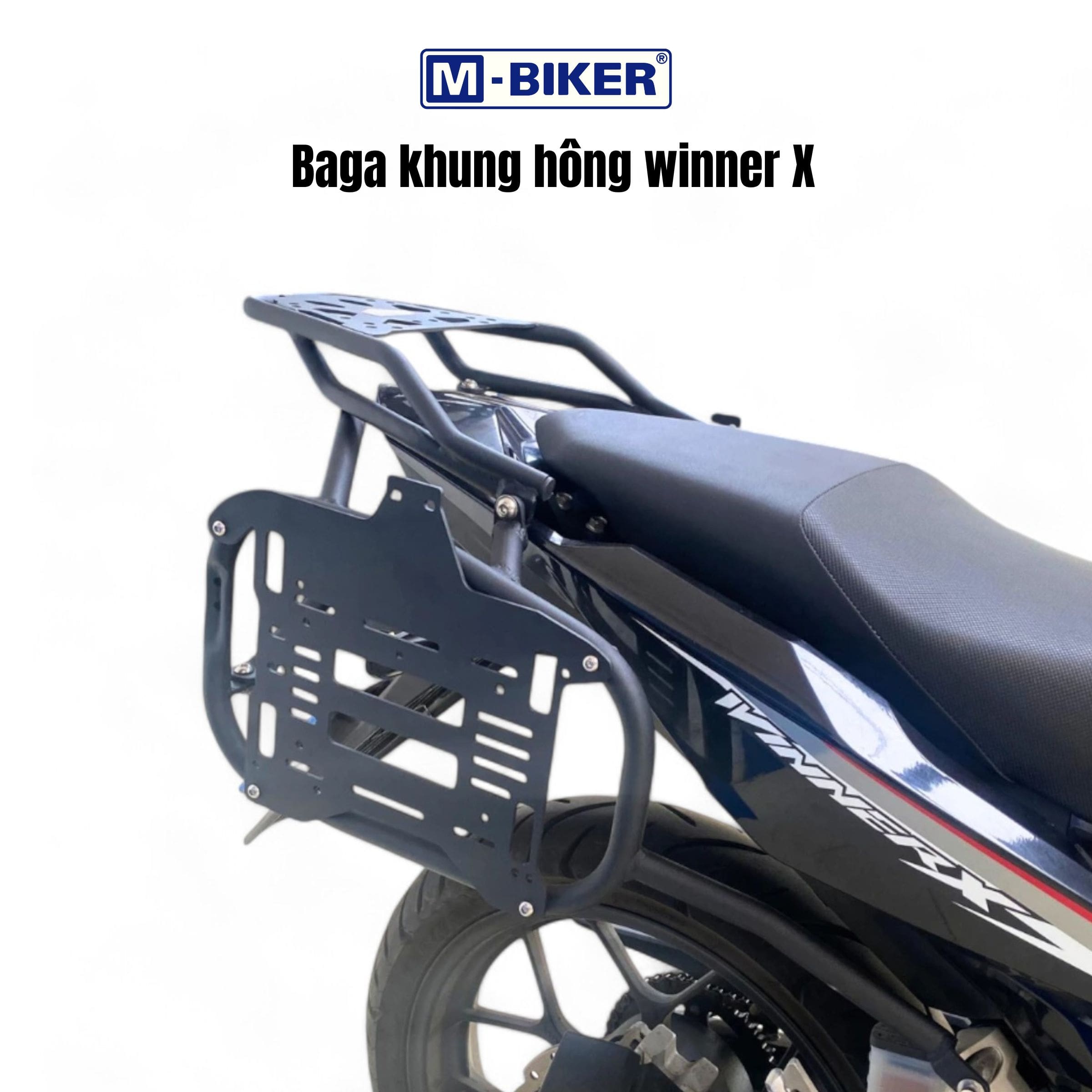 Baga sau / Cảng sau / Baga lắp thùng Honda Winner V3 M-Biker: Nâng tầm xế cưng, tối ưu trải nghiệm