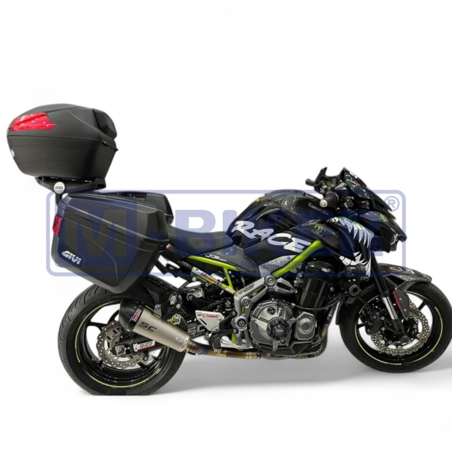 bộ thùng hông thùng top z900 mbiker