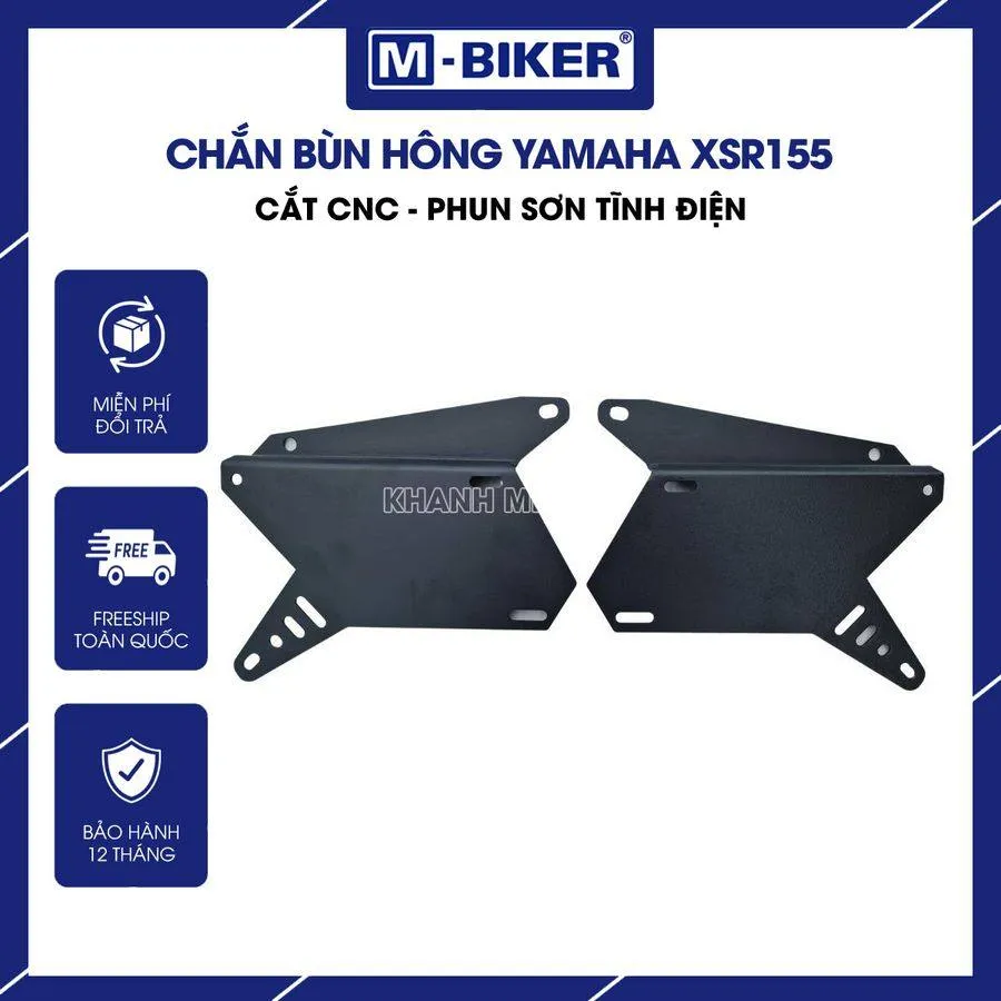 Chắn bùn sau XSR 155 được lắp đặt trên xe
