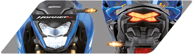 Đèn LED sắc sảo của Honda Hornet 2.0, một trong những điểm nhấn thiết kế