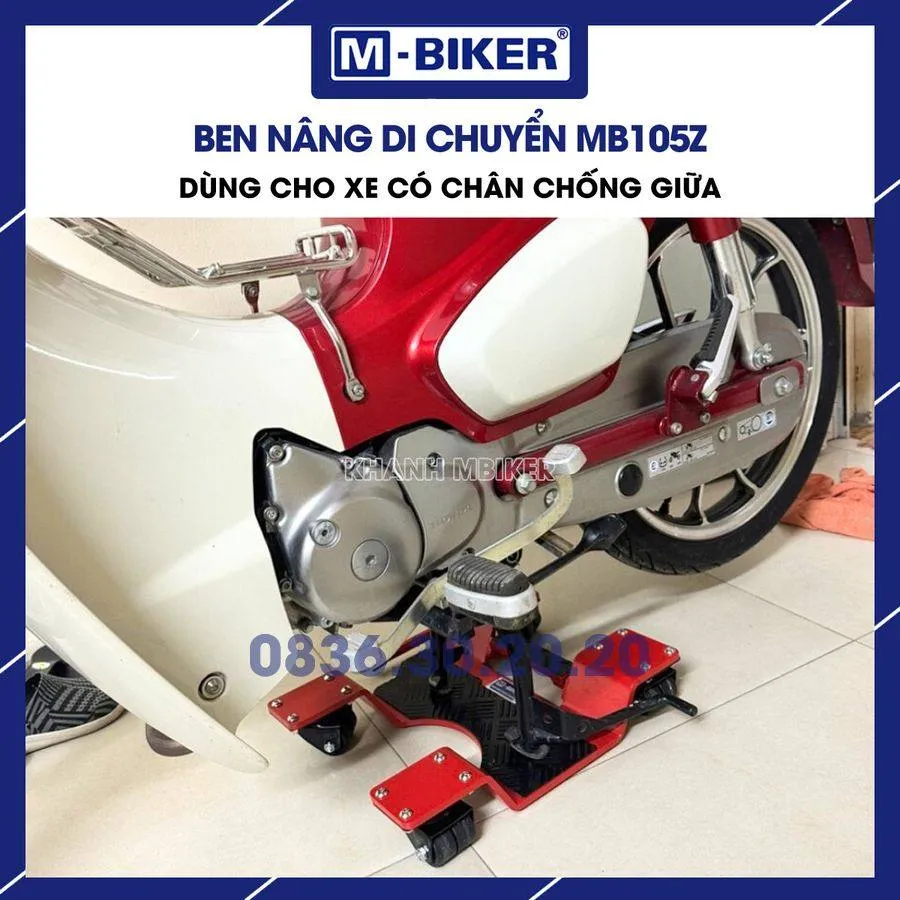 Hình ảnh ben nâng MB105Z trong garage