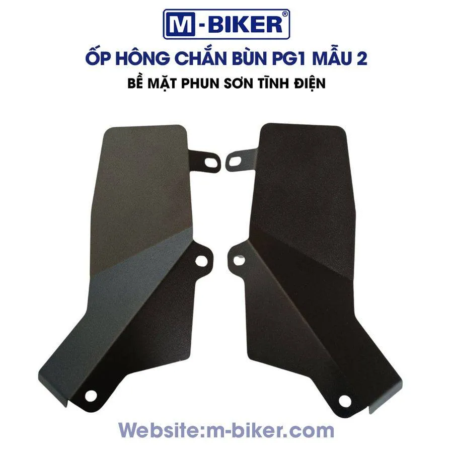 Ốp hông xe PG1 Mbiker khi lắp đặt
