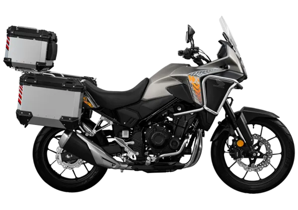 Thùng nhôm Lobo Tibet gắn trên Honda NX500
