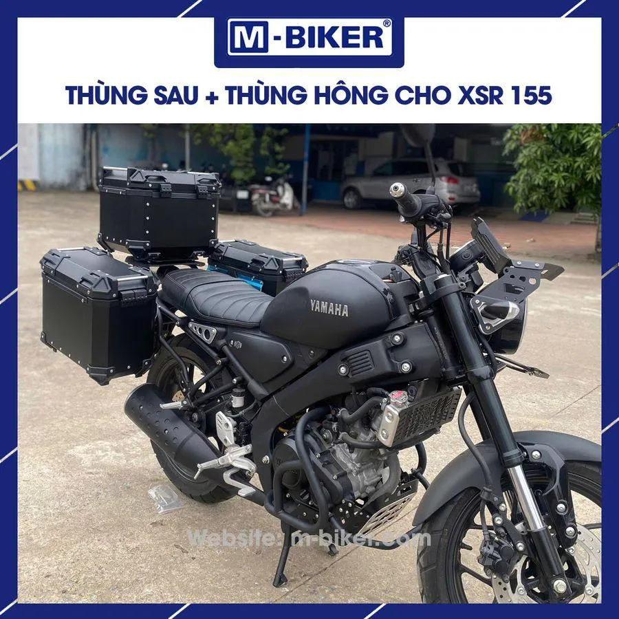 Thùng sau MBiker XSR 155 trên xe