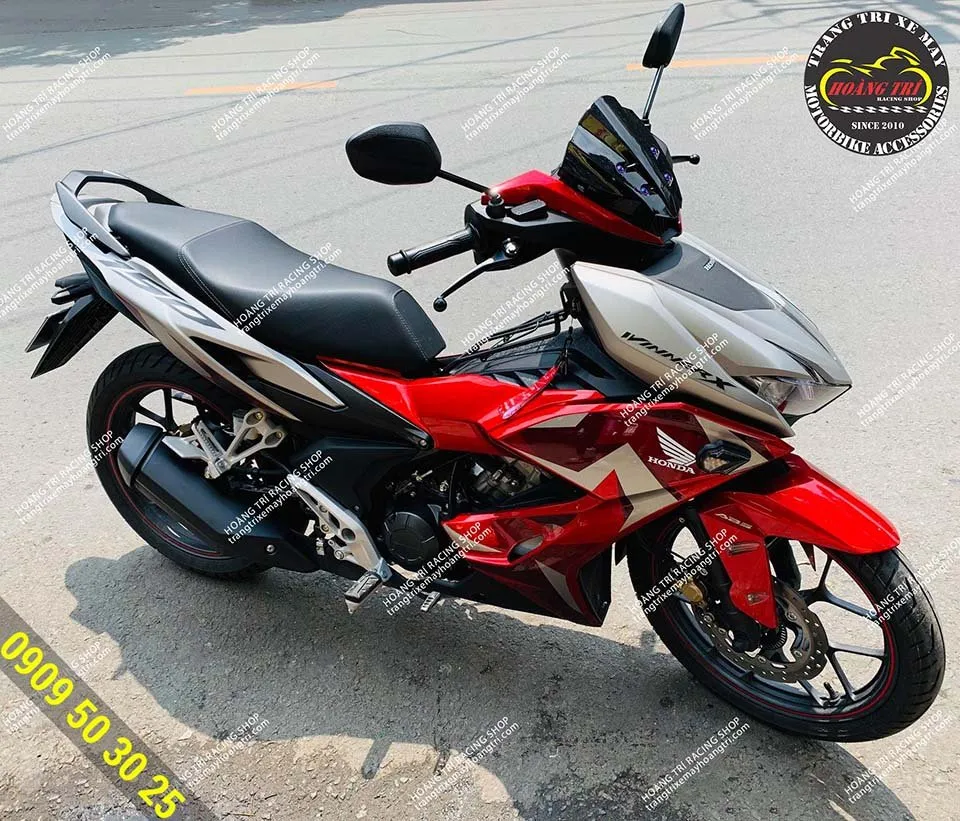 Toàn cảnh chiếc Winner X với cản sau Winner V1