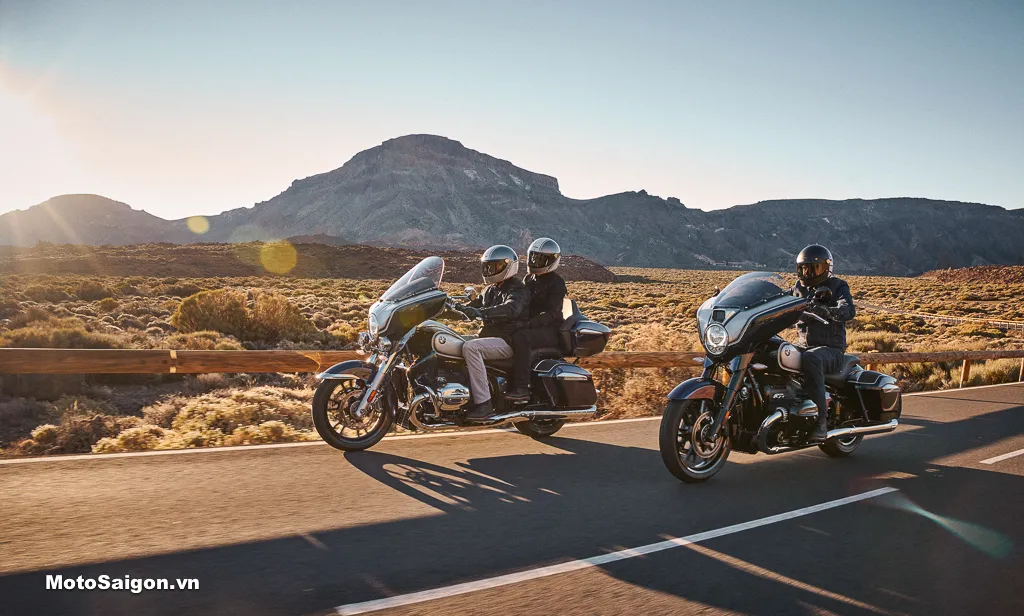 Tổng thể BMW R 18 Transcontinental với thiết kế hầm hố và đầy phong cách