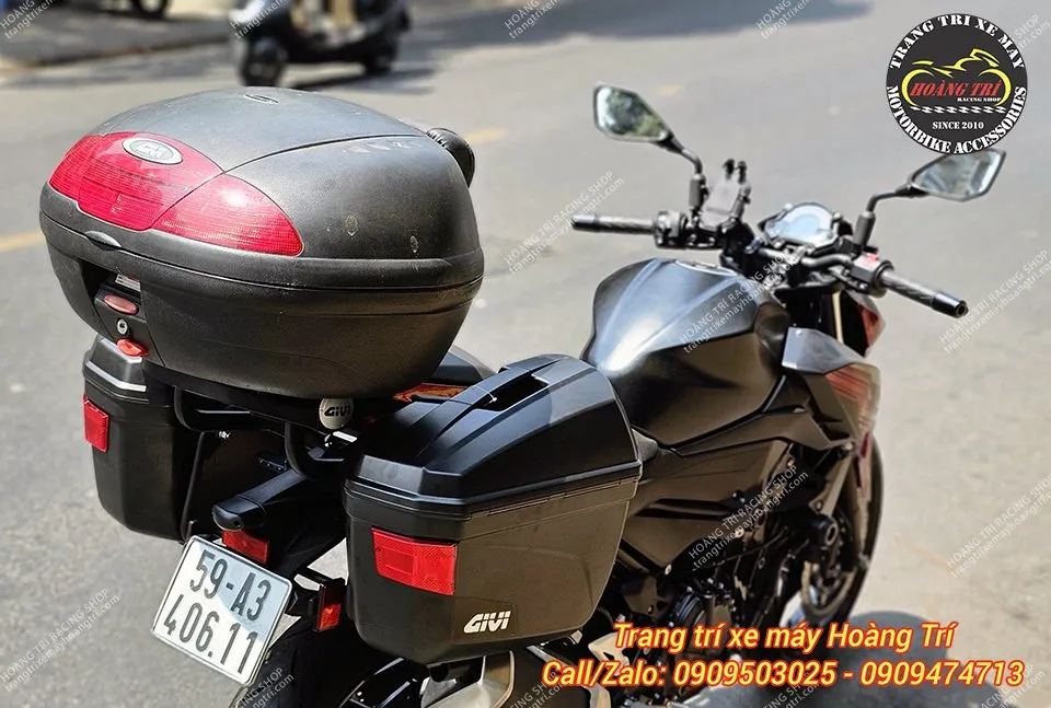 Trọn bộ thùng cho xe Z400 bao gồm: thùng sau và 2 thùng hông