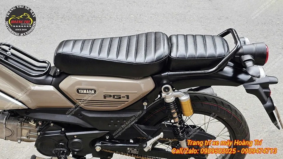 Yên xe YPG-02 vừa nâng cấp cho xe mang đến trải nghiệm êm ái cùng ngoại hình khác biệt