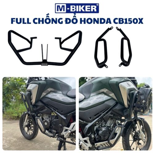 Quây chống đổ honda cb150x adv mbiker quây trên quây dưới