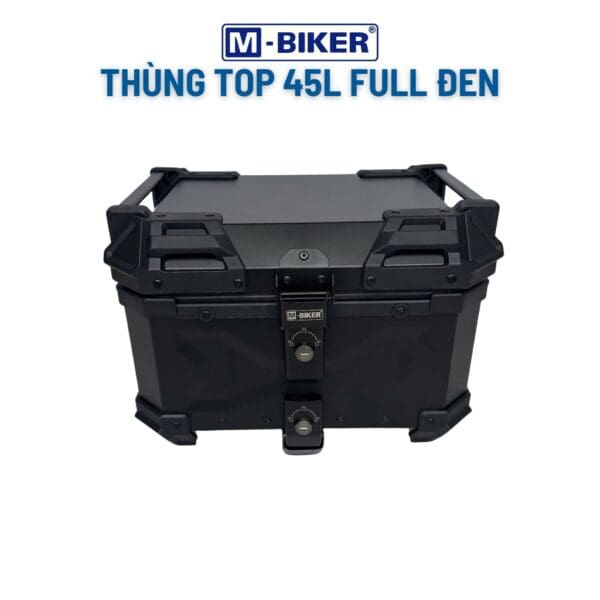 Thùng top 45l mbiker, thùng nhôm sau xe máy - Ảnh 3
