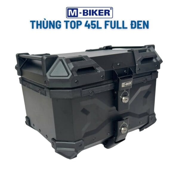 Thùng top 45l mbiker, thùng nhôm sau xe máy - Ảnh 4