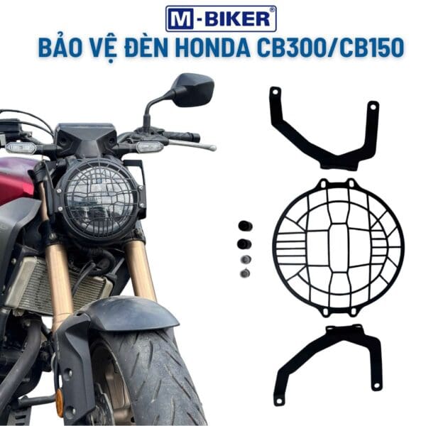 Bảo Vệ Đèn Honda CB300 CB150 Ốp Đèn Pha Mbiker