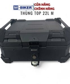 Thùng top, thùng sau, hộp đựng đồ xe máy moto vỏ nhôm dày 2mm dung tích 22L