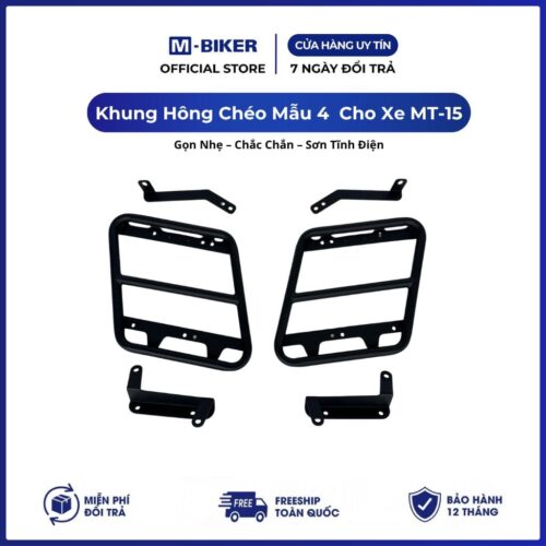 Khung Hông Chéo Mẫu 4 Gắn Túi Hông Yamaha MT15 M-Biker