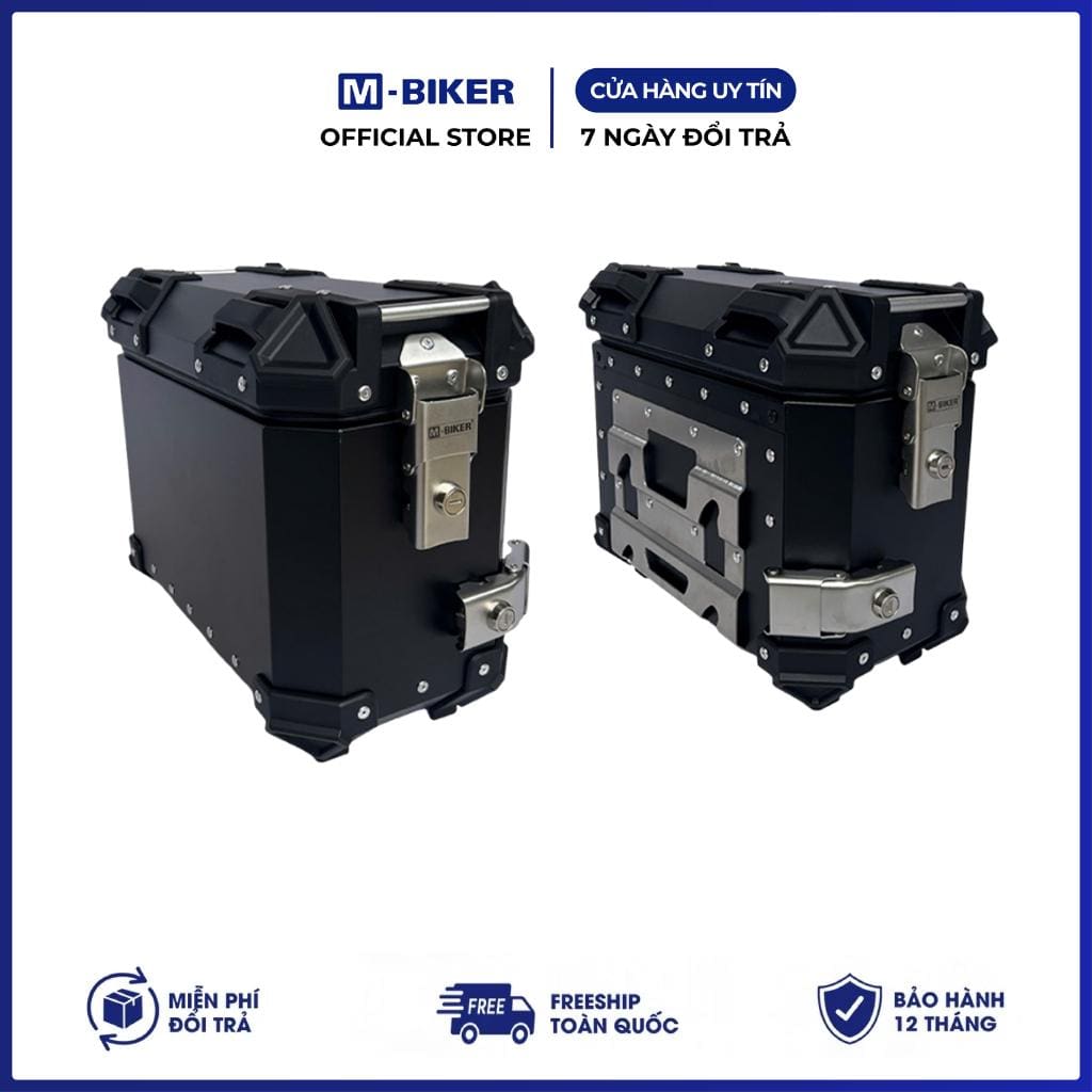 Cặp Thùng Hông 25L Nhôm. Chống Nước M-Biker - Ảnh 5