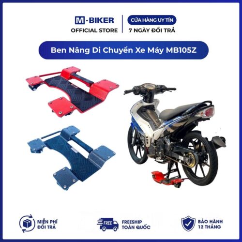 Ben Nâng Di Chuyển Xe Máy BN105Z. Dành Cho Xe Dưới 175cc, Chất Liệu Thép, Bảo Hành 1 Năm