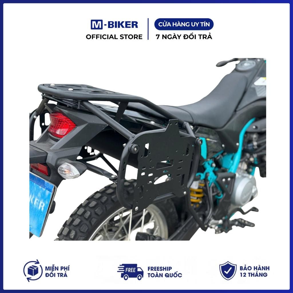 Combo Baga Và Khung Hông Gắn 3 Thùng Xe Yamaha WR155R M-Biker - Ảnh 3