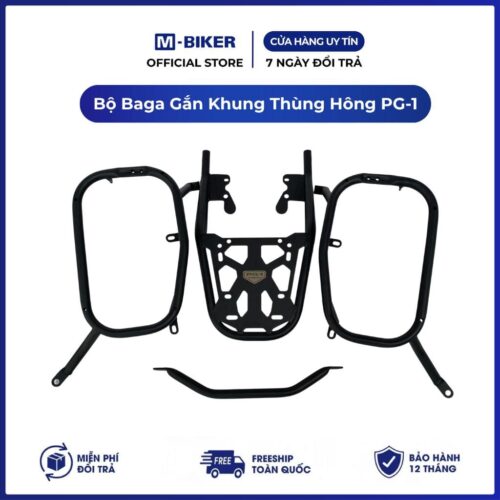 Full Bộ Baga Gắn Khung Thùng Hông YAMAHA PG1 M-Biker