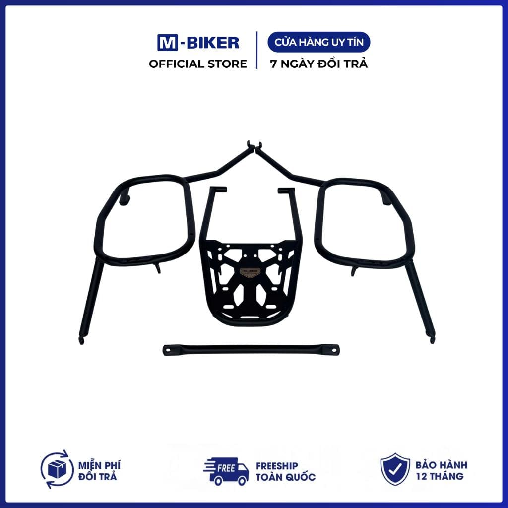 Combo Baga Và Khung Hông Gắn 3 Thùng Xe Yamaha WR155R M-Biker - Ảnh 2