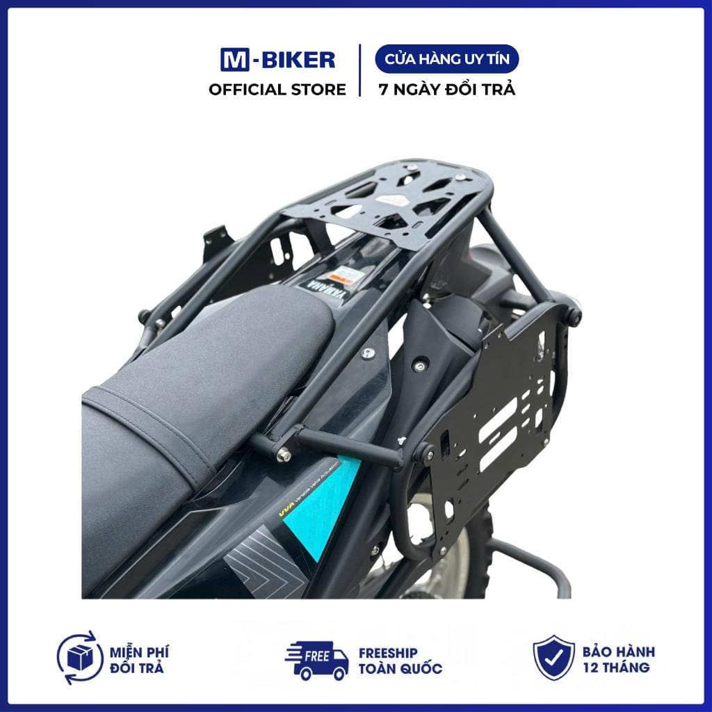 Combo Baga Và Khung Hông Gắn 3 Thùng Xe Yamaha WR155R M-Biker - Ảnh 5