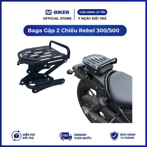 HONDA Rebel 300,500 Baga Gập 2 Chiều Rebel 300,500 M-Biker