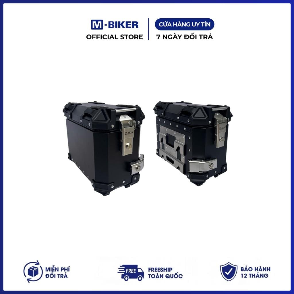 Cặp Thùng Hông 25L Nhôm. Chống Nước M-Biker - Ảnh 7