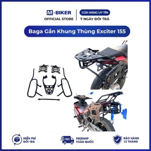 Baga Gắn Khung Thùng Exciter 155 M-Biker