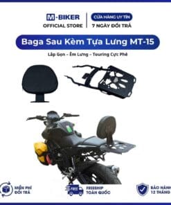 Baga Sau Gắn Kèm Tựa Lưng Yamaha MT15 M-Biker