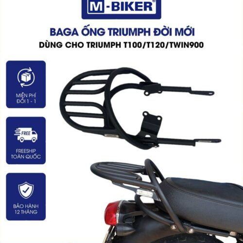 Baga sau dạng ống triumph T100-T120-Twin mẫu 1