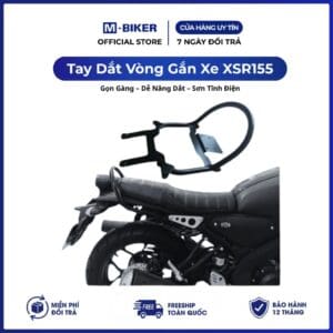 YAMAHA XSR155 Tay Dắt Vòng Gắn Xe Yamaha XSR155 M-Biker. Gọn Gàng, Dễ Nâng Dắt, Sơn Tĩnh Điện