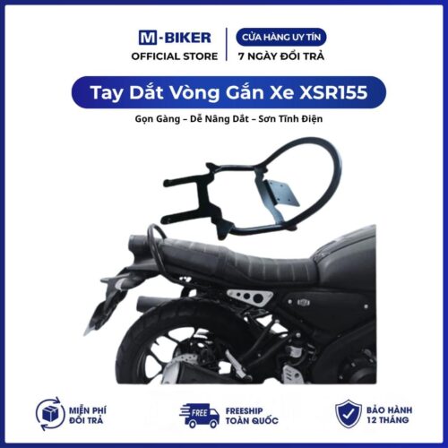 YAMAHA XSR155 Tay Dắt Vòng Gắn Xe Yamaha XSR155 M-Biker. Gọn Gàng, Dễ Nâng Dắt, Sơn Tĩnh Điện