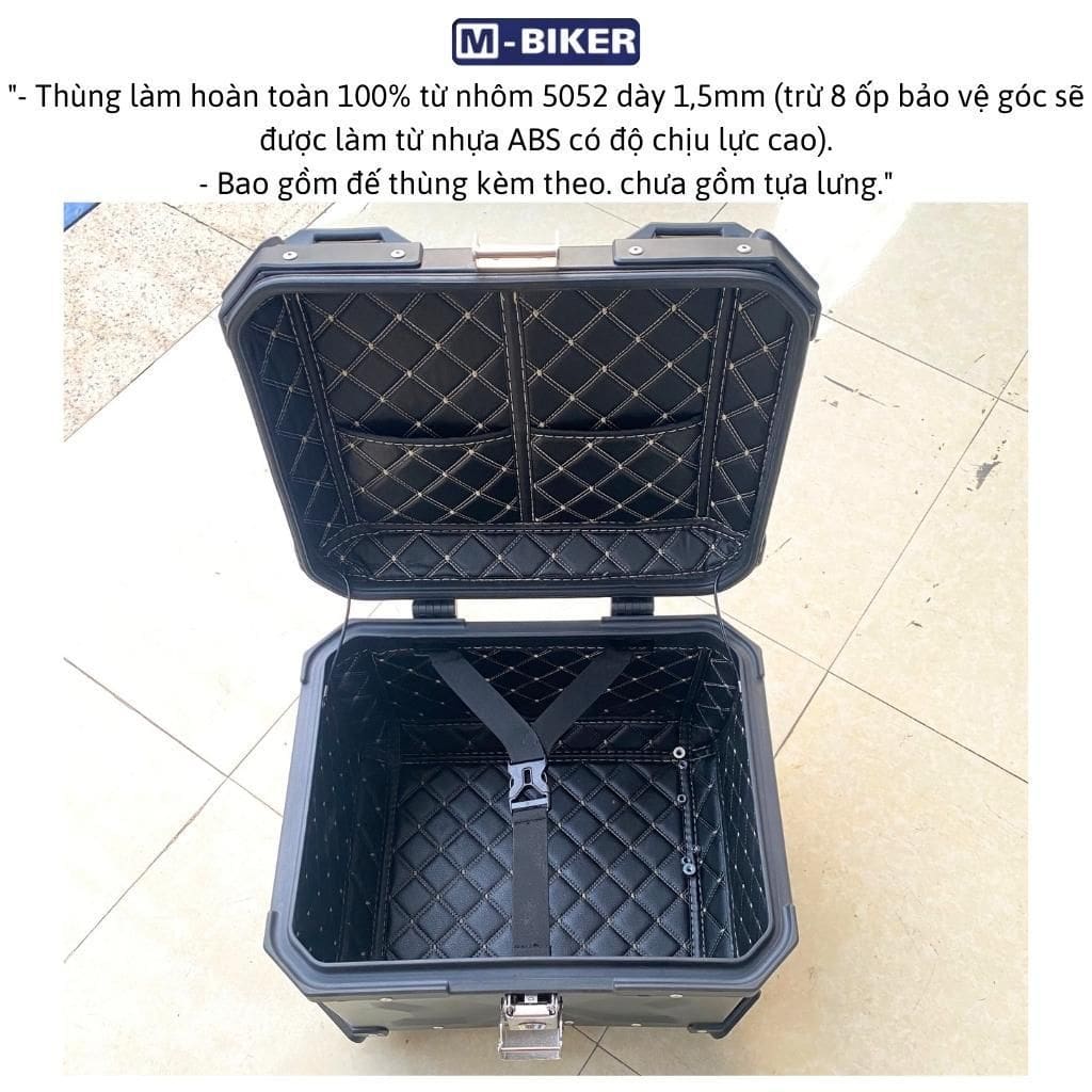 Thùng Top 45L Mbiker - Ảnh 5