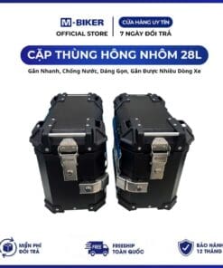 Cặp Thùng Hông 28L Nhôm Chống Nước M-Biker