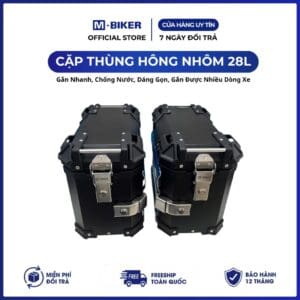 Cặp Thùng Hông 28L Nhôm Chống Nước M-Biker